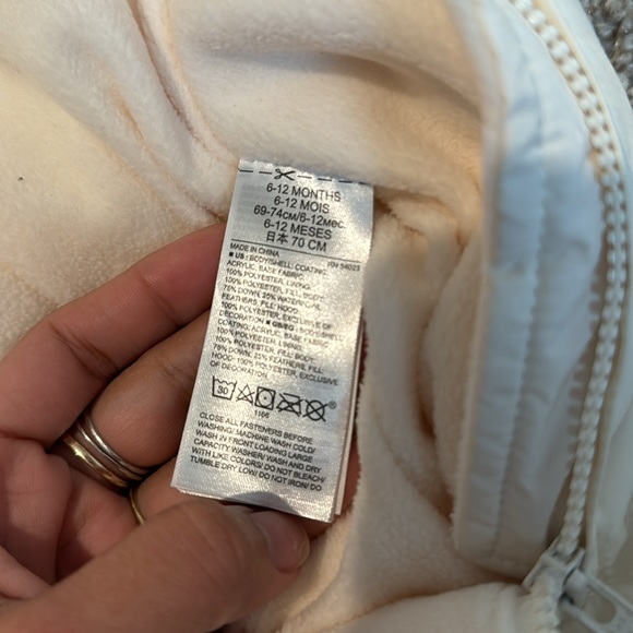 Baby gap convertible puffer bundler 6-12 months old - Picture 8 of 9